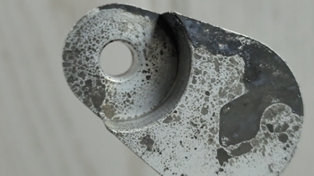 瑞赫尔铝清洗剂+拉白剂 清洗前