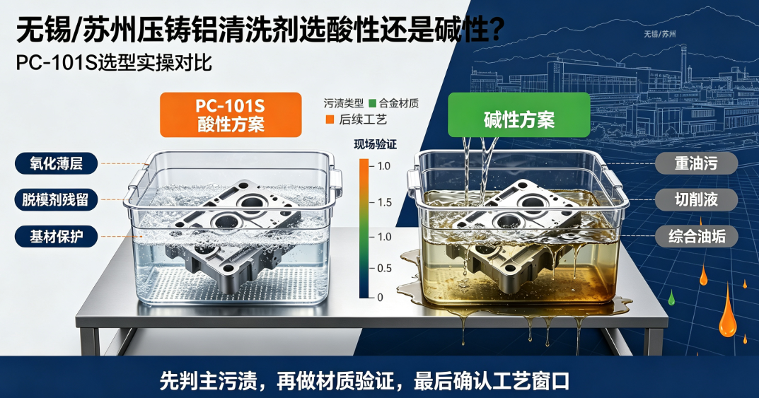 无锡瑞赫尔压铸铝酸性清洗剂PC-101S